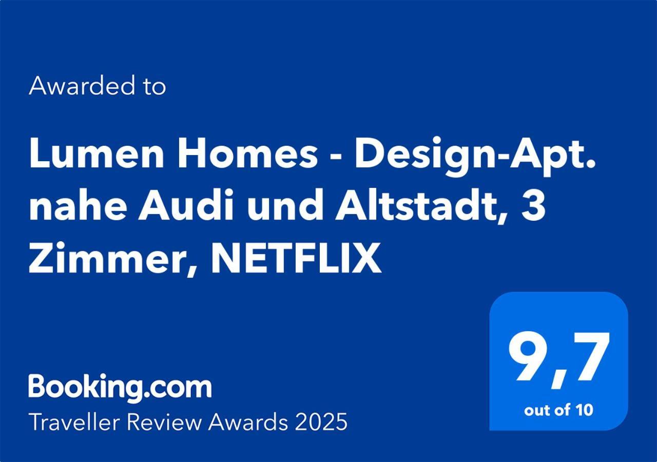Lumen Homes - Design-Apt. Nahe Audi Und Altstadt, 3 Zimmer, Netflix Ingolstadt Luaran gambar